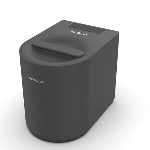 Food Cycler Eco 3 Compact Kitchen Food Recycler | Indoor Composter Bin Alternative | Electric Countertop Food Disposer with Odorless 3.5L Indoor Food Waste Bin for Easy Waste Management | Grey
