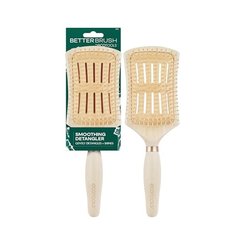 EcoTools Smoothing Detangler Hairbrush, 1 Count