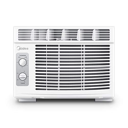 Midea 5,000 BTU EasyCool Window Air Conditioner and Fan - Cool up to 150 Sq. Ft. with Easy to Use Mechanical Control and Reusable Filter, Window Type MAW